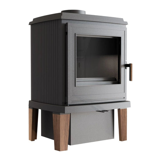Sobă K11 / 6-9KW cu picioare din lemn