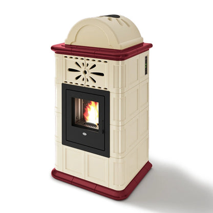 Soba pe peleti Rosy 5-13.8 kw Rubin - cahle teracota