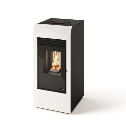 SOBA PE PELETI RITA PLUS 2.5-9.5 KW - ALB