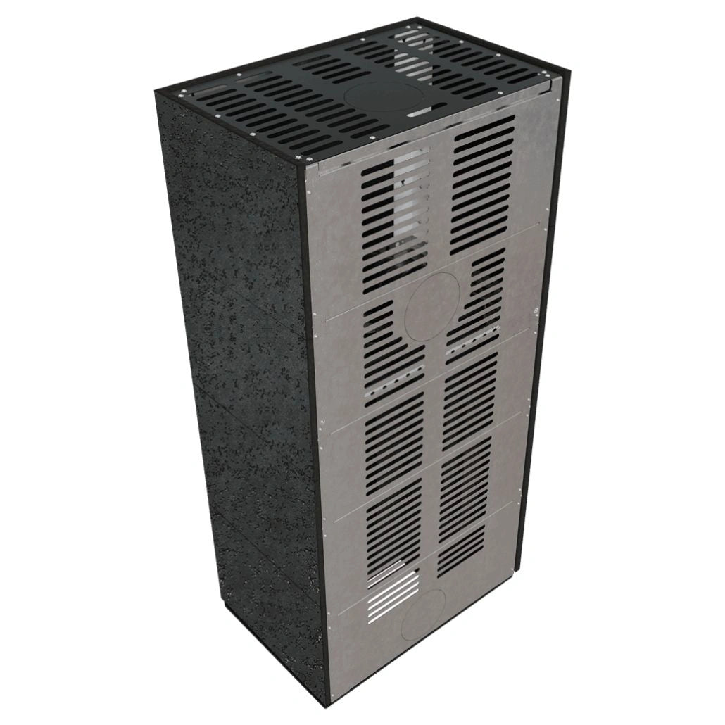 Flotek BOX 8 kW OXIDE NERO Sticla Dreapta - Samota Neagra