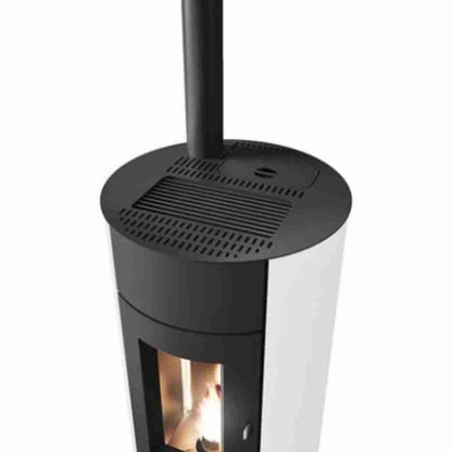 SOBA PELETI 10KW TRINITY ALB - CONVECTIE NATURALA