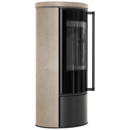 Soba Erik 5.5kW ceramica Gold Satin - samota neagra