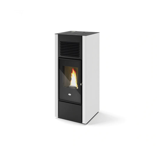 Sobă Peleți 4-15.4 KW 3 VENTILATOARE - GIUSY ALB