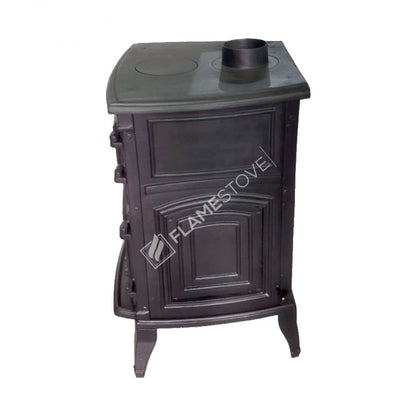 Soba Mega Sirius FS-013: Putere de 18 kW, Eficiență Ridicată, Ideală pentru Lemn și Cărbune, cu Sticlă Schott Robax și Sistem de Aerisire Posterior