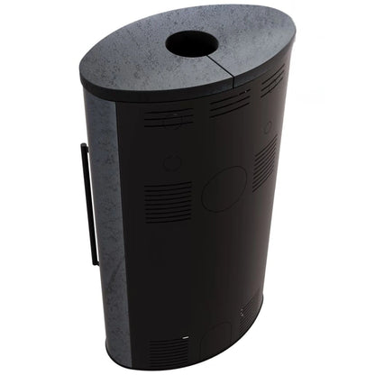 Soba Bjorn High 7kW ceramica Grafite Satin cu capac ceramic