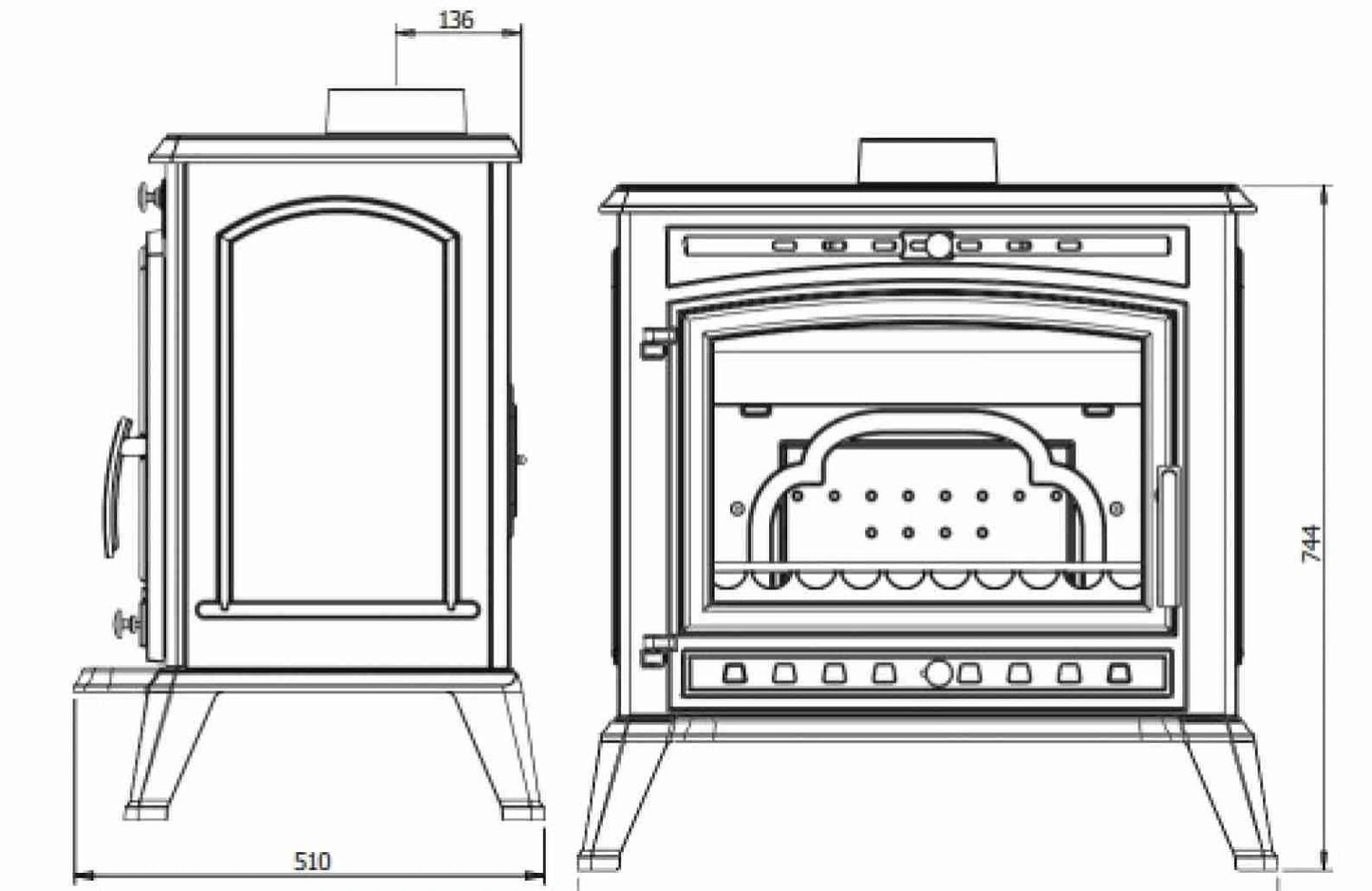 Soba fonta Alma 12kW