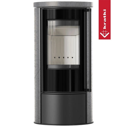 Soba Erik 5.5kW ceramica Grey Satin