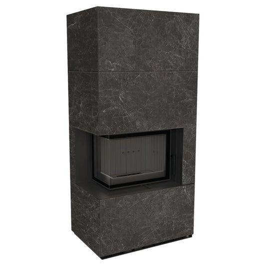 Flotek BOX 8 kW NATURALI NERO GRECO Sticlă Stanga - Samota Neagra