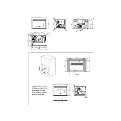 FOCAR PELETI COMFORT P85 PLUS 3,5-12,0 kW