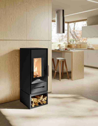 Soba Arianna 8-9.5kw Nero A+ Randament 86%