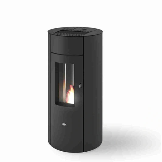 SOBA PELETI 10KW TRINITY NEGRU - CONVECTIE NATURALA
