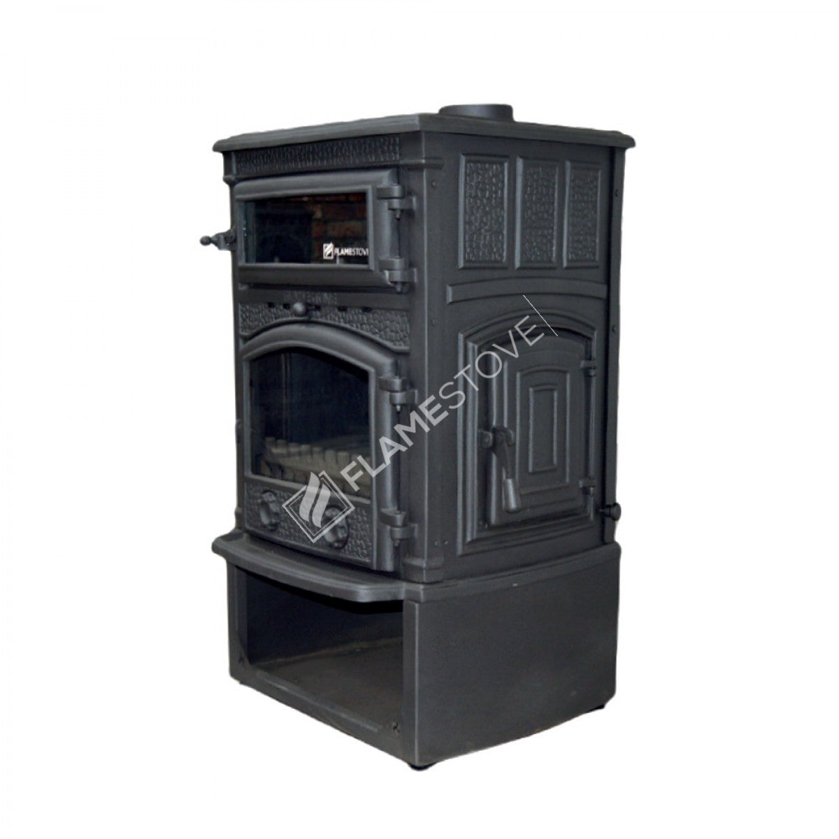 Soba Sirius FS-013YKST Mega Odunluklu - Eficiență Ridicată 15 kW pentru Lemn și Cărbune cu Geam Schott Robax