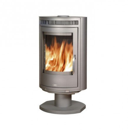 Soba pe lemn ABX - Arktis 8 pivotant, tablă gri