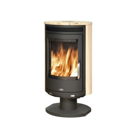 Soba pe lemn ABX Arktis 8, gresie, tablă neagră + HD