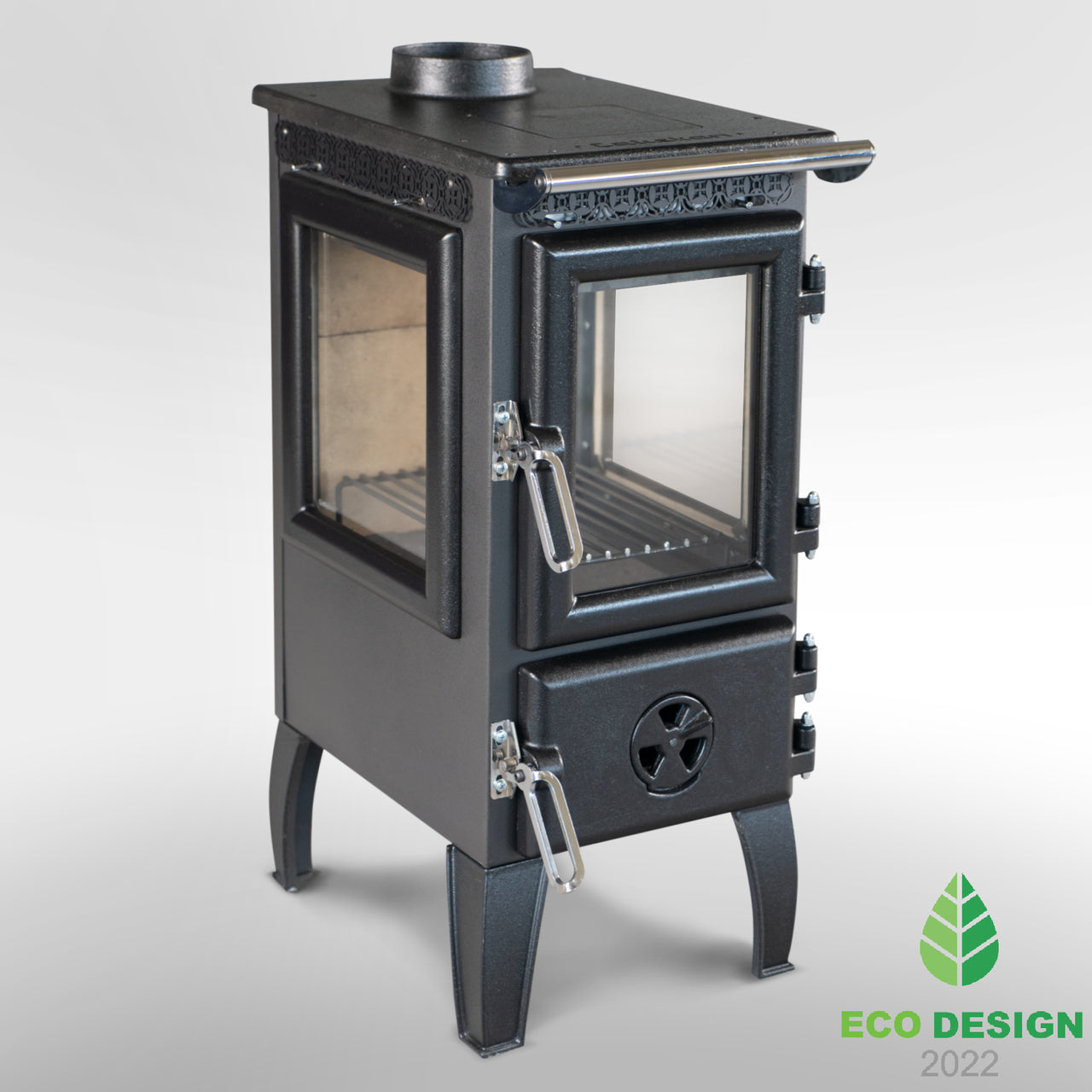 Șemineu 304-3D cu Arzător de Lemne - Putere 7.230 kW, Capacitate 70 m², Design Modern
