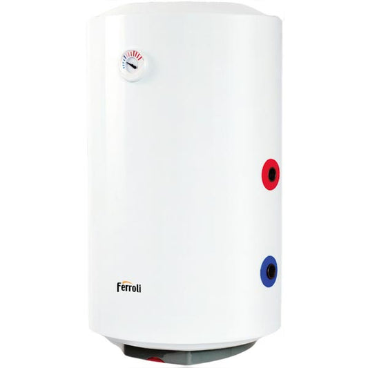 Ferroli 100L Electric Water Heater with Single Coil Heat Exchanger