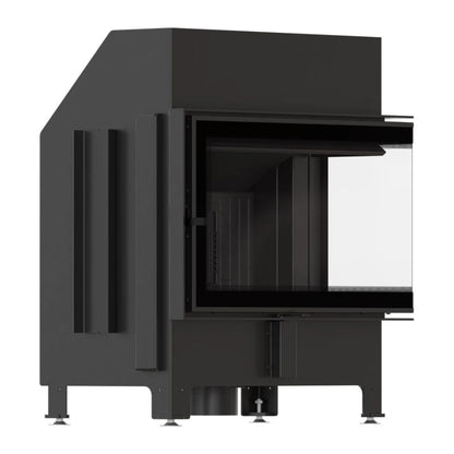 Focar Z-ECO 9.9 kW Sticla dreapta - Samota neagra