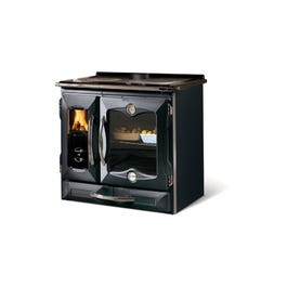 Nordica SUPREMA 4.0 Soba de gatit  pe lemne 9,0 kW - încălzită 258 m³ - neagră