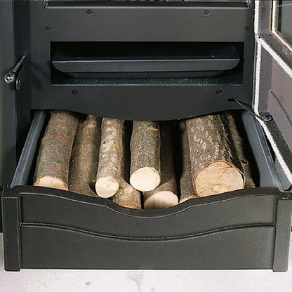 Sobă pe lemne tip centrala Nordica TERMOROSSELLA PLUS EVO DSA 4.0 11,1 kW - 318 m³ încălzită - crem