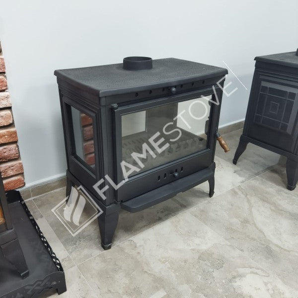 Crama Retro FS-043 cu Triplu Geam: Efiiență Energetică de 9 kW pentru Lemn și Cărbune