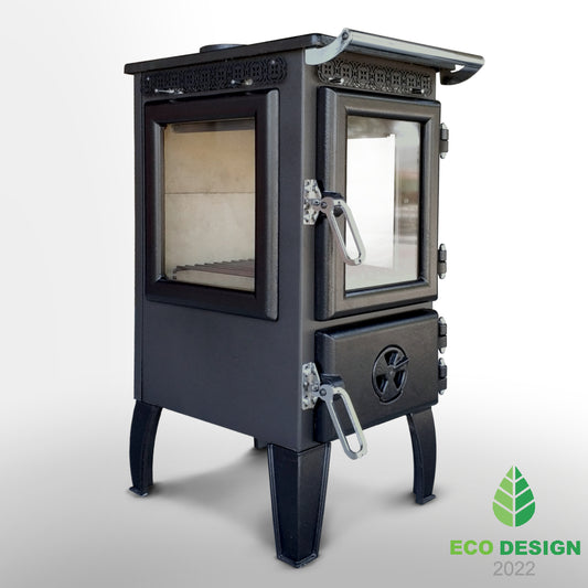 Șemineu 304-3D cu Arzător de Lemne - Putere 7.230 kW, Capacitate 70 m², Design Modern