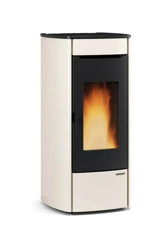 Extraflame nordica MARINA IDRO H13 Sobă tip centrala termică pe peleți ventilată 14 kw - încălzită 413 m³ - Ivory