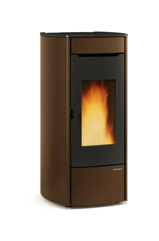 Extraflame nordica MARINA IDRO H13 Sobă tip centrala termică pe peleți ventilată 14 kw - încălzită 413 m³ - Bronze