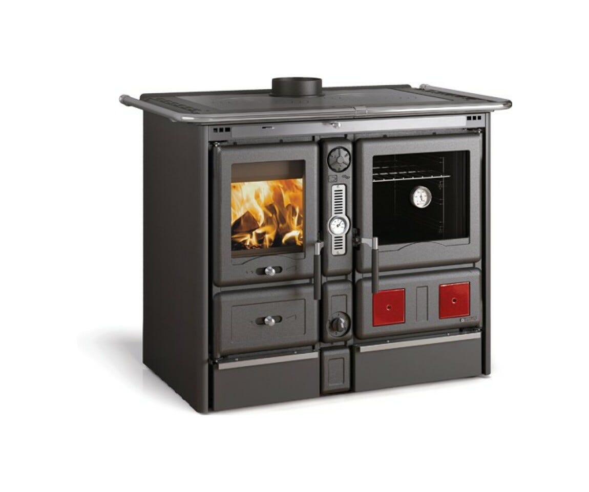 Nordica TERMOROSA XXL DSA 4.0 Soba CENTRALA  pe lemne 16,8 kw - incalzita 481 m³ - negru antracit