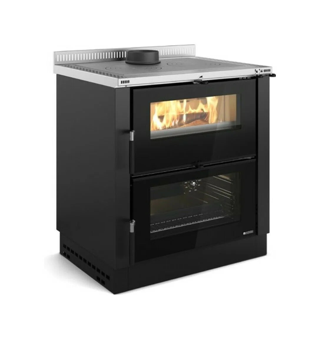 Sobă pe lemne Nordica VERONA XXL VST 7,0 kW - încălzire 200 m³ - antracit negru