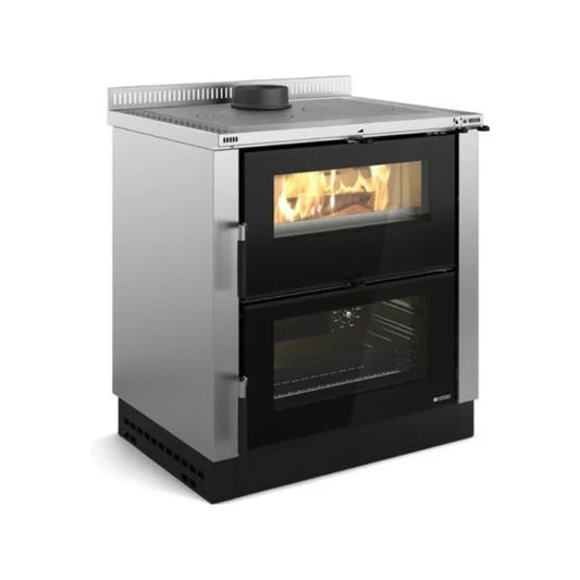 Sobă pe lemne Nordica VERONA XXL VST 7,0 kW - încălzire 200 m³ - inox