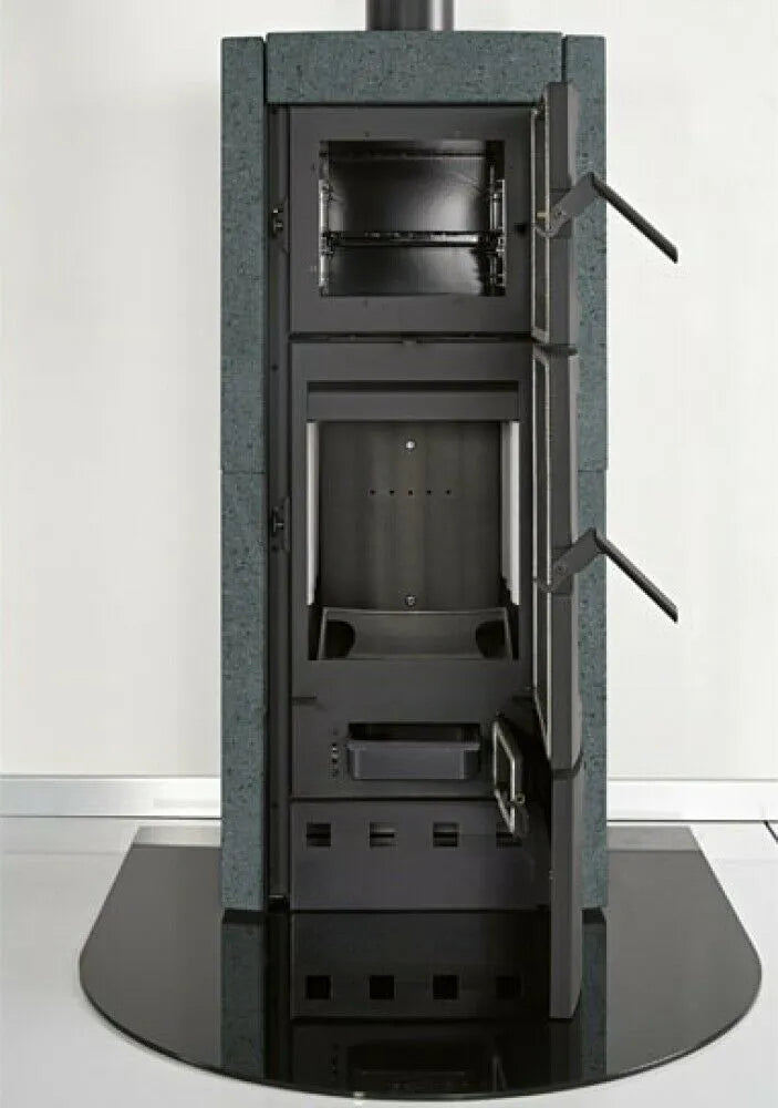 Sobă pe lemne Nordica ESTER FORNO EVO 8,2 kw - 235 m³ încălzibilă - piatră vulcanică naturală