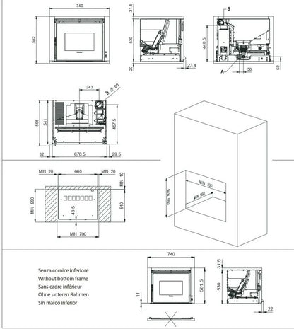 FOCAR PELETI COMFORT P70 AIR 3,0-10,0 kW