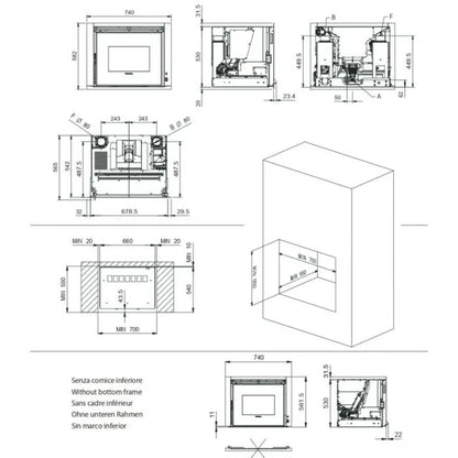FOCAR PELETI COMFORT P70 AIR PLUS 3,0-10,0 kW