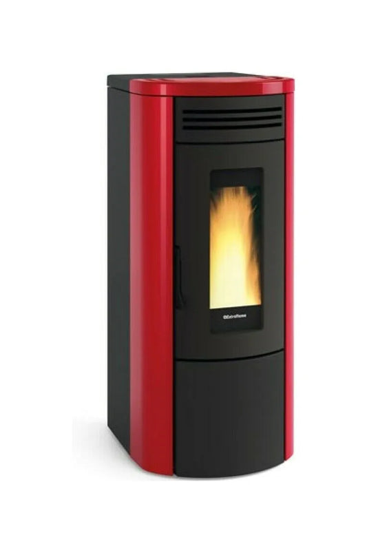 Extraflame nordica COSTANZA IDRO 5.0 Termo-sobă pe peleți etanșă și ventilată 16 kw - 459 m³ încălzibilă - bordo