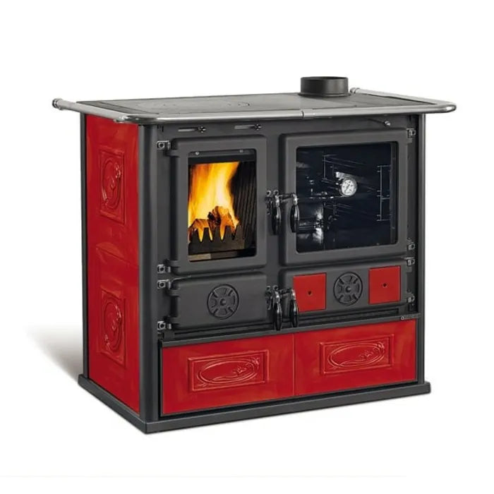 Sobă de gatit pe lemne Nordica ROSA 5.0 Maiolica  8,8 kw