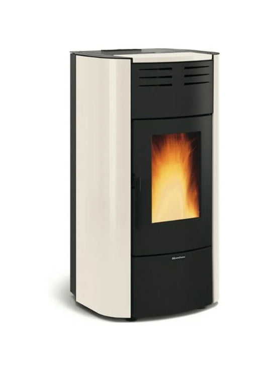 Extraflame nordica Raffaella Idro H18 5.0 Soba centrala  termica cu peleti 23.6 kw - 677 m³ - fildes