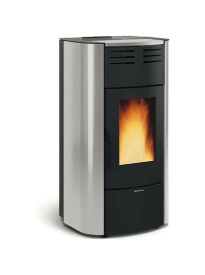 Extraflame nordica Raffaella Idro H18 5.0 Sobă centrala  termică cu peleți 23.6 kw - 677 m³ - gri deschis