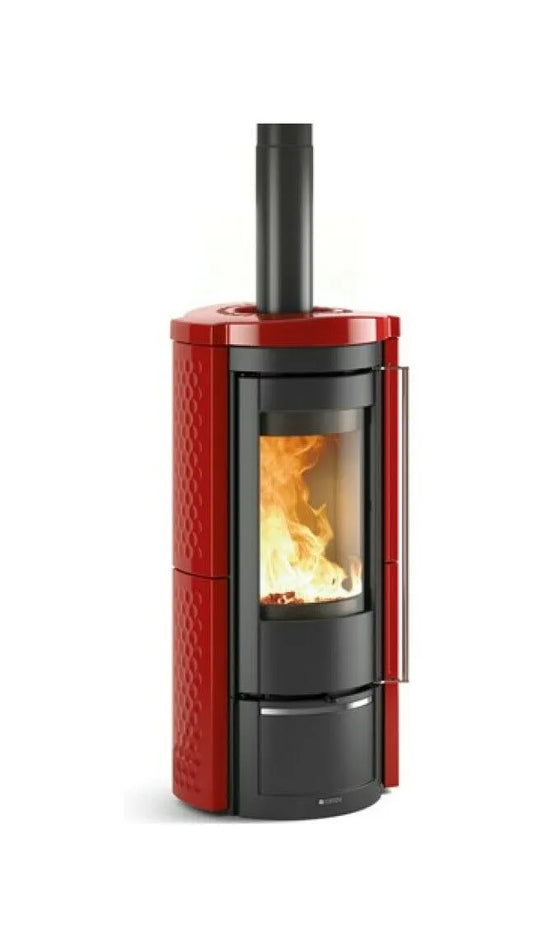 Sobă pe lemne Nordica LIÙ 5.0 Prestige 7,5 kw - 215 m³ - Bordeaux