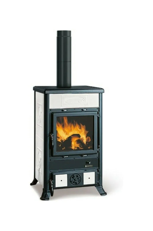 Nordica Rossella R1 5.0 Ceramica Soba pe lemne 9 kw - 257 m³ - alb