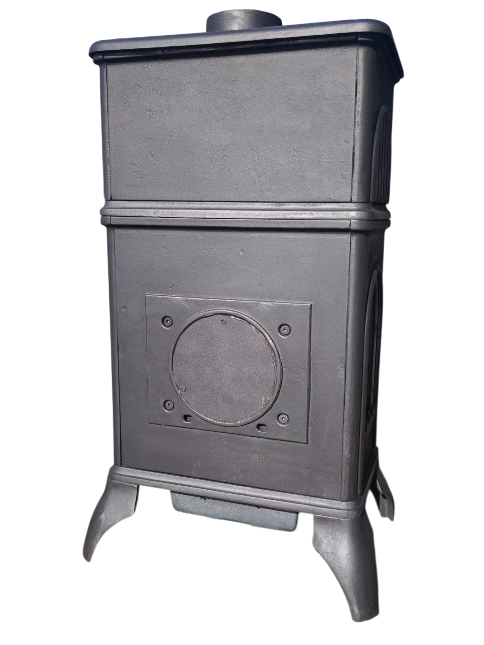 Șemineu Lux din Fontă Flame Stove Modena FS-024AK cu Cuptor - Încălzire Eficientă și Design Elegant
