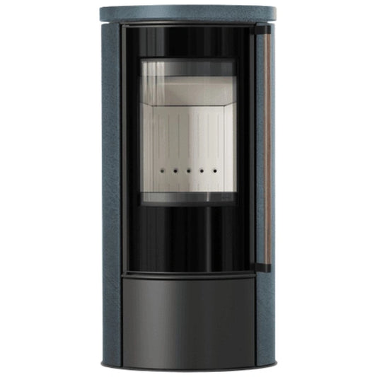 Sobă Erik 5.5kW ceramică Serpentino - mâner lemn