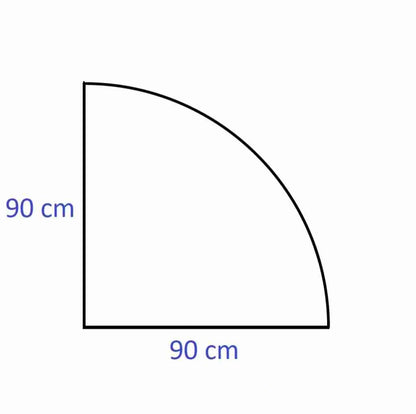 Tabla 2mm model colt protectie sub soba - 90x90cm