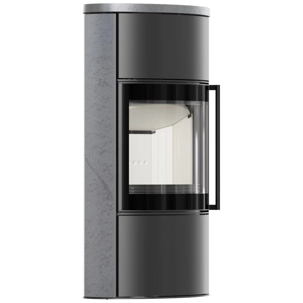 Soba Bjorn High 7kW ceramica Gray Satin cu capac ceramic