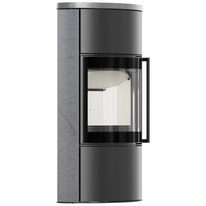 Soba Bjorn High 7kW ceramica Gray Satin cu capac ceramic