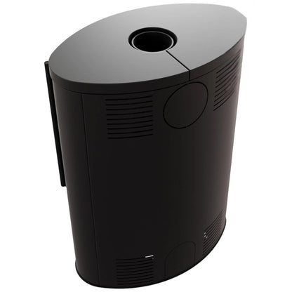 Soba Bjorn 7kW ceramica Grafite Satin cu capac ceramic