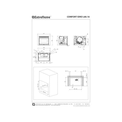 TERMOFOCAR PELETI COMFORT IDRO L80 5,7-19,0 kW