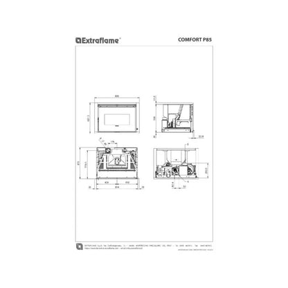 FOCAR PELETI COMFORT P85 3,5-12,0 kW