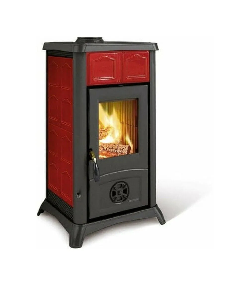 SOBĂ PE LEMNE NORDICA GEMMA Elegance Bordeaux