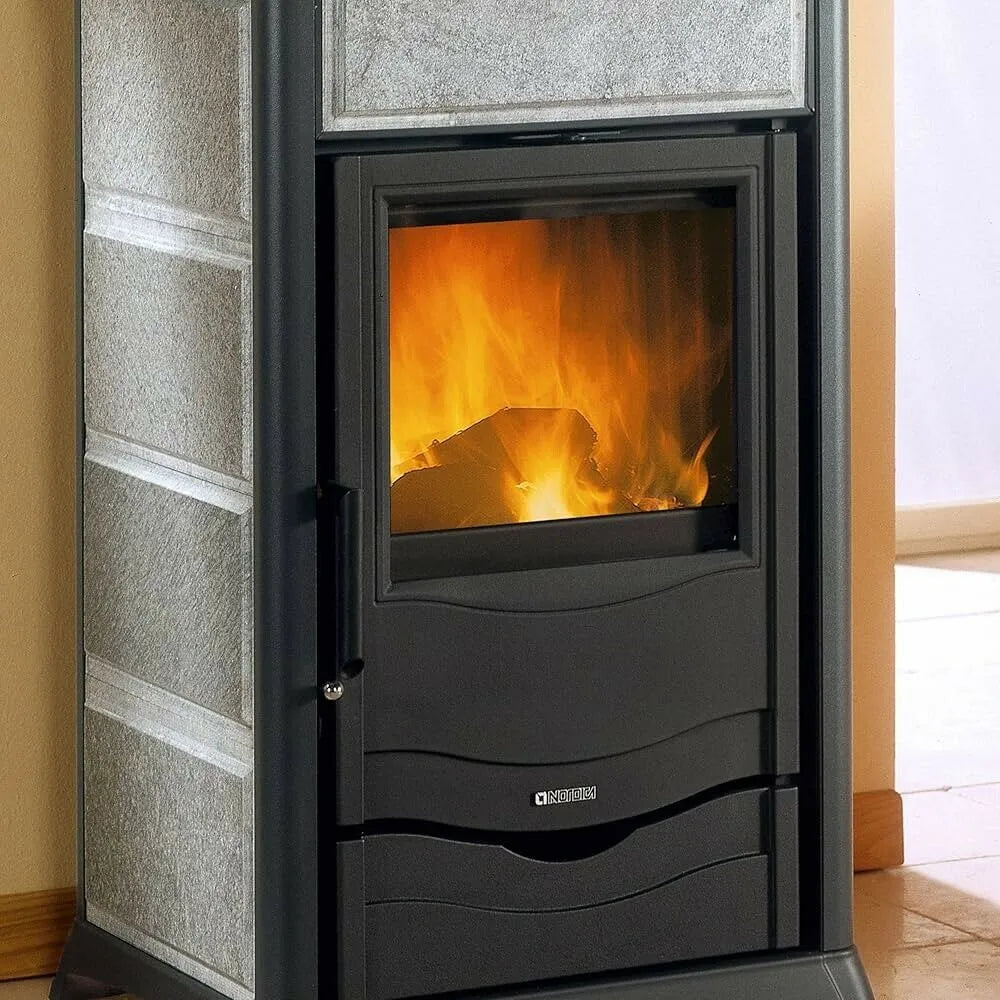 Nordica ROSSELLA PLUS FORNO 5.0 Sobă pe lemne cu cuptor 9,4 kW - 270 m³ - piatra