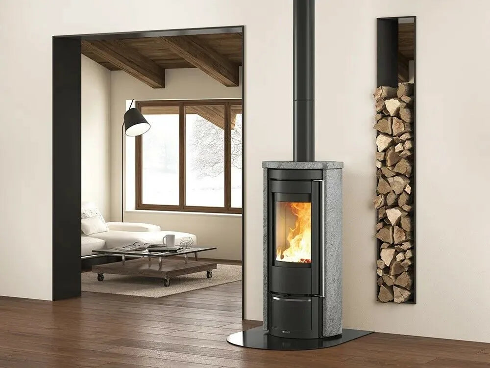 Nordica LIÙ 5.0 PETRA Prestige Sobă pe lemne 7,5 kW - 215 m³ - piatră naturală